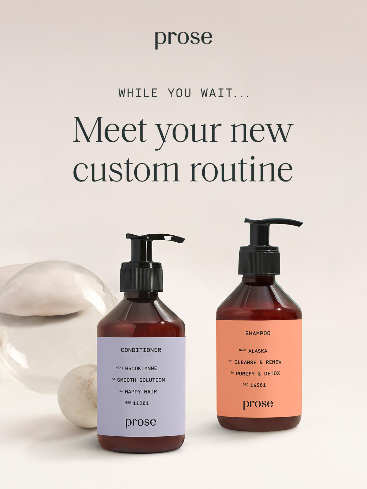 While you wait... Meet your new custom routine